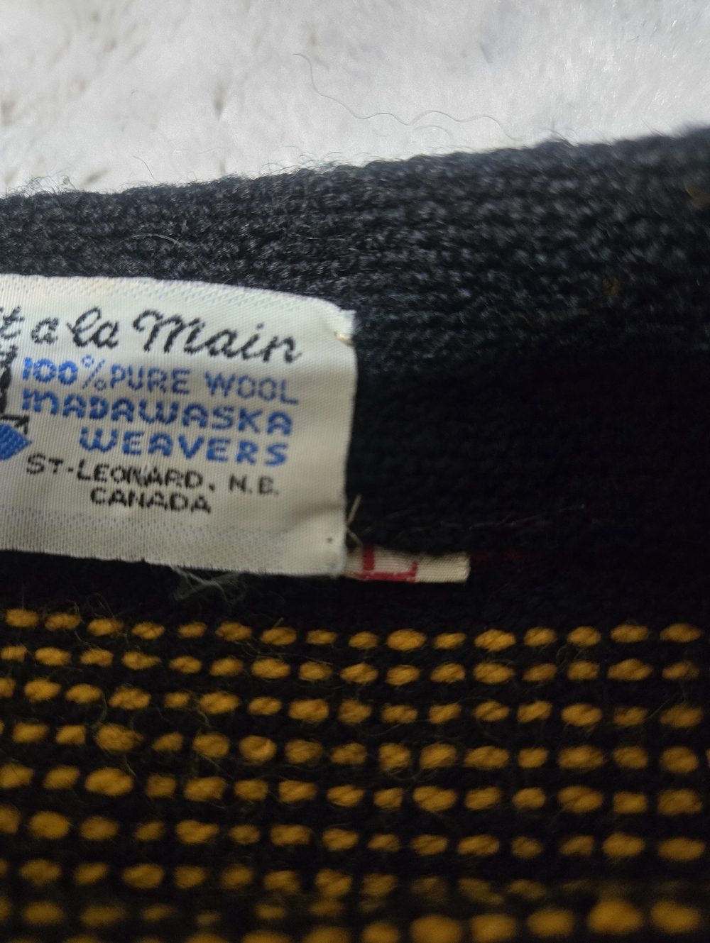 Vintage Handmade Wool Hippie Sweater - Picture 6 of 6